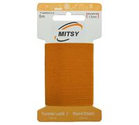 MITSY Reißfeste Rund Gummiband Gummikordel Gummibänder zum Nähen Breit 1.5 mm 5 m Orange Stark Rundgummi Gummilitze für Hosengummi Haushalt DIY Handwerk Stoffe zum Nahen