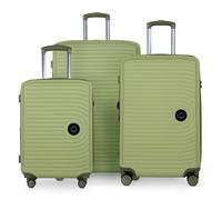 MITTE - 3er Koffer-Set Hartschale Kiwi matt, TSA, (55cm, 68cm & 77cm), 271 Liter Kiwi