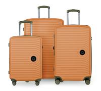 MITTE - 3er Koffer-Set Hartschale Marille matt, TSA, (55cm, 68cm & 77cm), 271 Liter Marille