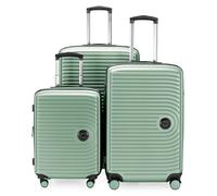 MITTE - 3er Koffer-Set Hartschale Mint matt, TSA, (55cm, 68cm & 77cm), 271 Liter Mint