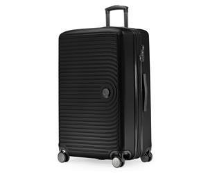 MITTE - Großer Koffer Hartschale Schwarz matt, TSA, 77 cm, 130 Liter Schwarz