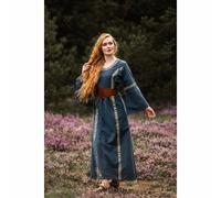 Mittelalter Baumwollkleid Blau ""Angie"" L