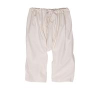 Battle-Merchant Mittelalter Bruche Johann Herren Baumwolle | LARP Hose/Unterhose (Natur, XL-XXL)