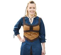 Mittelalter Corsage Kenna, braun