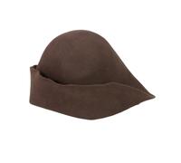 Mittelalter Filzhut / Pilgerhut braun