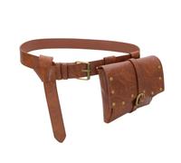 Mittelalter Gürteltasche, Vintage PU Ledertasche mit Gürtel für Cosplay