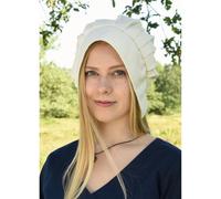 Mittelalter Haube mit gelegten Falten, verschiedene Farben