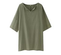 Mittelalter Hemd Herren Leinenhemd Traditioneller Retro-Stil Schnürung Hemd Piratenhemd Herren Rüschenhemd Mittelalter Hemd Schnürhemd Gothic Shirt Pirat Renaissance Viking