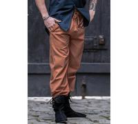 Mittelalter Hose mit Gummizug Tabakbraun ""Veit""