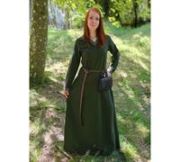 Mittelalter Kleid langarm Grün, mit Borte ""Sigyn"" L