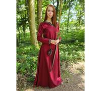 Mittelalter Kleid langarm Rot, mit Borte ""Sigyn"" S