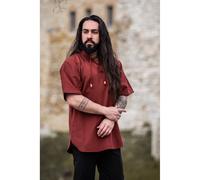 Mittelalter-Kurzarmhemd Rot "Eric"