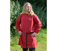 Mittelalter Langarm-Tunika, rot