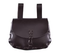 Mittelalter-Ledertasche, dunkelbraun