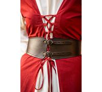 Mittelalter Miedergürtel Dunkelbraun "Hedwig" 130