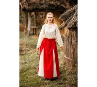 Mittelalter Rock Rot/Natur" Isabella" L/XL