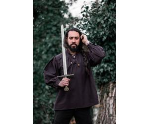 Mittelalter Schnürhemd Braun "Friedrich" M