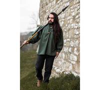Mittelalter Schnürhemd Grün "Friedrich" XXXL