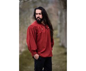 Mittelalter Schnürhemd Rot "Friedrich" L