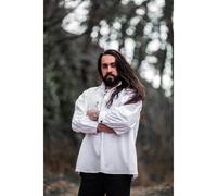 Mittelalter Schnürhemd Weiß "Friedrich" XXXL