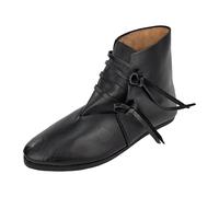 Mittelalter Schuhe Typ London genagelte Doppelsohle Schwarz 45