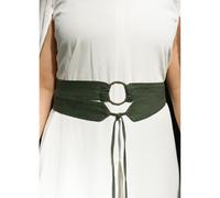 Mittelalter Stoffgürtel olivgrün gedoppelt Used-Look M