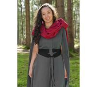 Mittelalter Stoffgürtel schwarz gedoppelt Used-Look XL