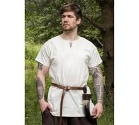 Mittelalter-Tunika Sigmund, kurzarm, natur