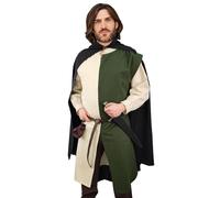 Mittelalter Wappenrock Grün / Natur "Enzio" L/XL