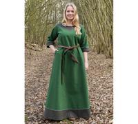 Mittelalterkleid Gesine aus Canvas, grün L