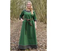 Mittelalterkleid Gesine aus Canvas, grün XL
