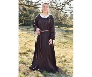 Mittelalterkleid, Unterkleid Braun, Ana, Gr. S