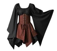 Mittelalterkleider Damen Prinzessin Kleid Renaissance Traditionelles Gothic Maxikleid Viktorianisches Vintage Kleidung Frauen Kleider Mittelalterliche Mittelalter Kostüme Kostüm