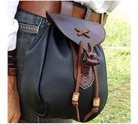 Mittelalterliche Gürteltasche aus PU-Leder, Damen, Vintage, Steampunk, Gürteltasche, mittelalterlicher Schmuck, Gürteltasche, Kordelzug, Typ Outdoor-Bogenschießen, Sportgürteltasche, für Retro-Mode-A