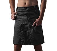 Mittelalterliche Mode Retro Battle Rock Herren Rock Faltenrock Taschenrock Herren Einfarbig Samurai Rock