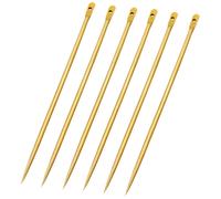 Mittelalterliche Nähnadeln, massives Messing, 6er-Set - Outlet