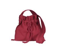 Battle-Merchant Mittelalter Umhängetasche für Damen und Herren aus Baumwolle | Schultertasche oder Schulterbeutel aus Canvas | Karneval Pilgertasche aus Stoff diverse Farben (Weinrot)