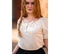 Mittelalterliche Sommerbluse "Otilia" in Natur L