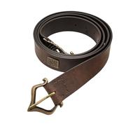 Mittelalterlicher Ledergürtel mit Schnalle aus Massivem Messing,...