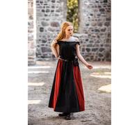 Mittelalterrock Schwarz/Rot ""Dana""