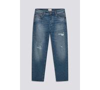 GAS Jeans Herren Tapered Fit Baumwoll-Stretch blau, 32/32