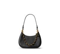 Mittelgroße Leder-Schultertasche Marcy EINHEITSGROESSE Black