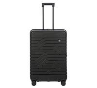 Bric's Milano Trolley Ulisse – erweiterbar, Hartschale, 4 Rollen, 71 cm, Schwarz