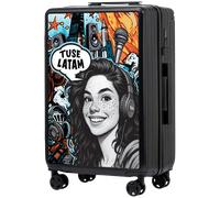 Mittlerer Koffer Wings x TUSE Customized 24" GIRL SCHWARZ Schwarz