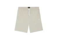 BOSS Shorts aus Stretch-Baumwolle mit Logo-Stickerei - Style Mix&Match Short CW, 50515314 Hellgrau M
