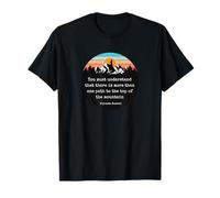 Miyamoto Musashi Samurai Warrior Vintage Mountain T-Shirt