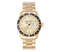 Miykon Automatikuhren für Herren | Voll-Edelstahl-Taucheruhren mit Quickset-Tag- und Datumsanzeige, drehbare Lünette, Skelett-Gehäuseboden, Leuchtzeiger und Markierungen, japanische Automatik, 50 m