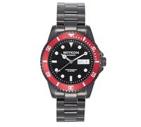 Miykon Automatikuhren für Herren | Voll-Edelstahl-Taucheruhren mit Quickset-Tag- und Datumsanzeige, drehbare Lünette, Skelett-Gehäuseboden, Leuchtzeiger und Markierungen, japanische Automatik, 50 m