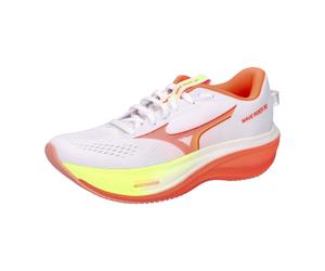 Mizuno Damen Laufschue Wave Rider 30 J1GW2620-71 41 White/Flamingo Coral/Lime Pulp