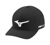 Mizuno Damen Tour Delta Fitted Hat, Schwarz, X-Large